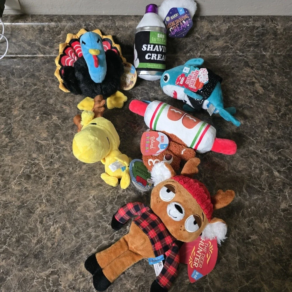 Bark Dog Toys Medium Lot Of 6